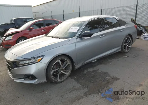 2022 Honda Accord Sport из США, поврежденный, VIN 1HGCV1F34NA060436